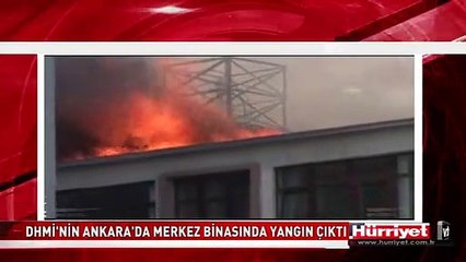 ANKARA'DA KORKUTAN YANGIN