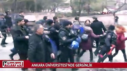 Ankara Üniversitesi Cebeci Kampüsü’nde gerginlik