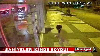 SANİYELER İÇİNDE GELDİ, SOYDU VE GİTTİ