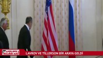 Lavrov ve Tillerson bir araya geldi! Canlı yayında gergin anlar
