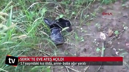 Kurşunlanan evde 17 yaşındaki kız öldü, anne ve baba yaralı