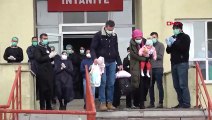 Yüksekova'da koronavirüs tedavisi gören bebek ile anne ve babası taburcu oldu
