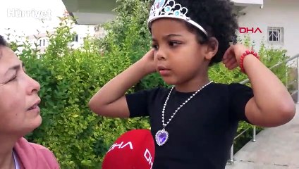 Minik Zeynep, Afrika'daki babasını getirene 10 kutu şeker alacak