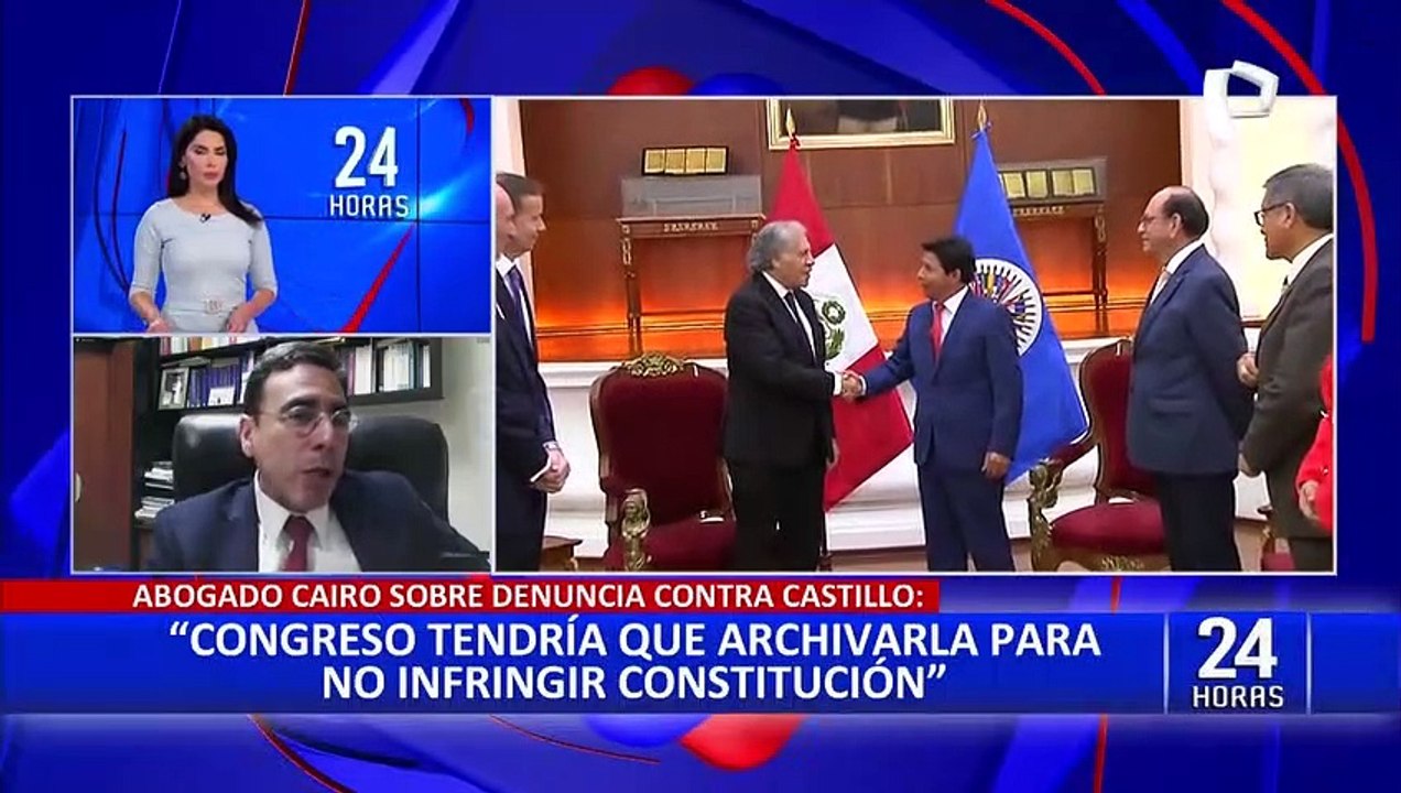 Abogado Cairo: “No es posible procesar al presidente según el art. 117 de la Constitución”
