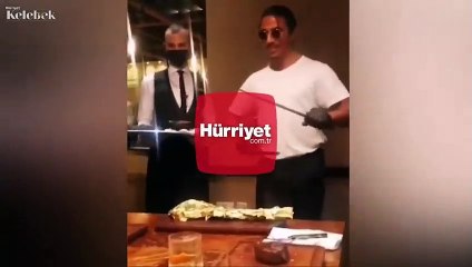 Nusret, Anne Marie’yi tanımadı! işte o anlar...