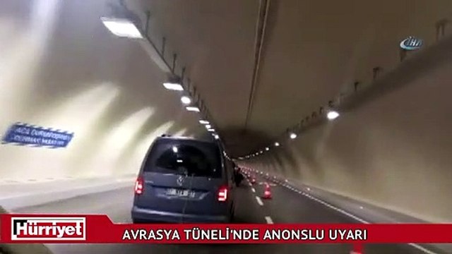 Avrasya Tüneli'ni kullanacaklara çok önemli uyarı..!!