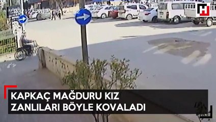 Antalya'da kapkaç mağduru kız zanlıları kovaladı