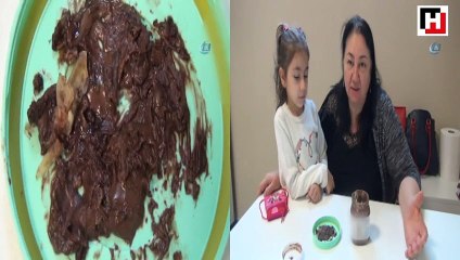 Çikolata kavanozundan kemik parçaları çıktı