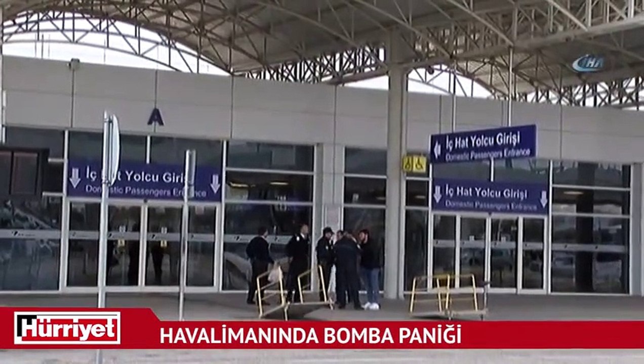 Antalya Havalimanı'nda panik