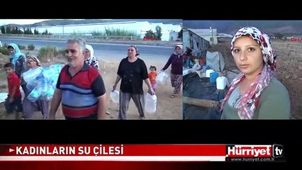 ANTALYA GAZİPAŞA'DA KADINLARIN SU ÇİLESİ