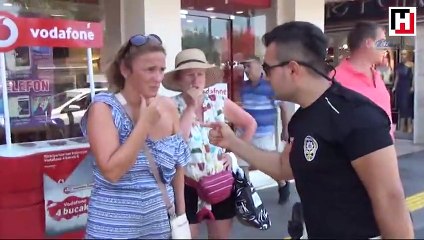 Antalya’da kadın turist büyük şok yaşadı