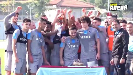 Trabzonspor'da neşeli antrenman