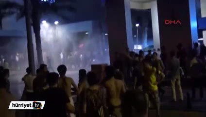 Antalya'da gergin gece