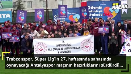 Trabzonspor'da Antalyaspor maçı hazırlıkları sürüyor