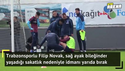 Filip Novak antrenmanı yarıda bıraktı