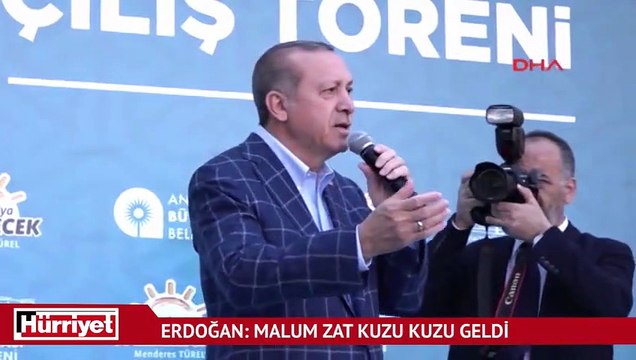 Erdoğan: Malum zat kuzu kuzu geldi
