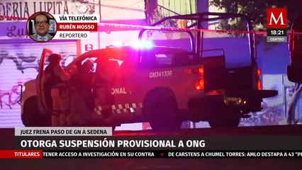 Jueza frena transferencia de Guardia Nacional a la Sedena