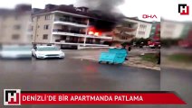 Denizli'de bir apartmanda patlama