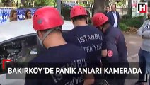 Bakırköy'de biri bebek iki çocuk araç içinde mahsur kaldı
