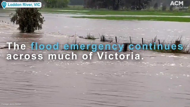 Wild scenes of flooding across much of Victoria and Tasmania | October 14, 2022 | ACM