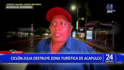 México: Ciclón "Julia" inunda calles y destruye zona turística de Acapulco