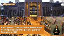 Con el respaldo de la Legislatura, Misiones se transformó en la primera provincia del país en aprobar el Presupuesto 2023