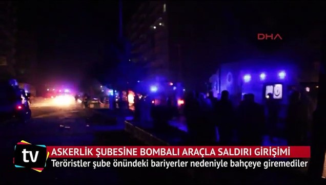 Askerlik şubesine bomba yüklü araçla saldırı