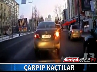 YAYAYA ÇARPIP KAÇTILAR!