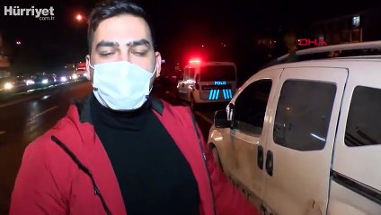 Esenyurt'ta zincirleme kaza: Otomobil yandı