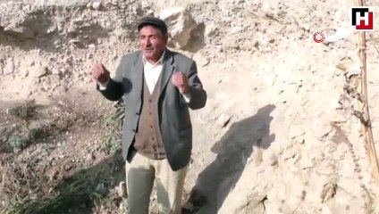 Arazisinde hazine olduğunu iddia eden vatandaş kazı izni istiyor