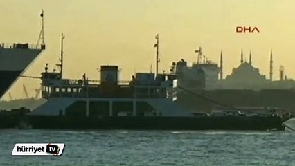 Harem'de arabalı vapur kazası