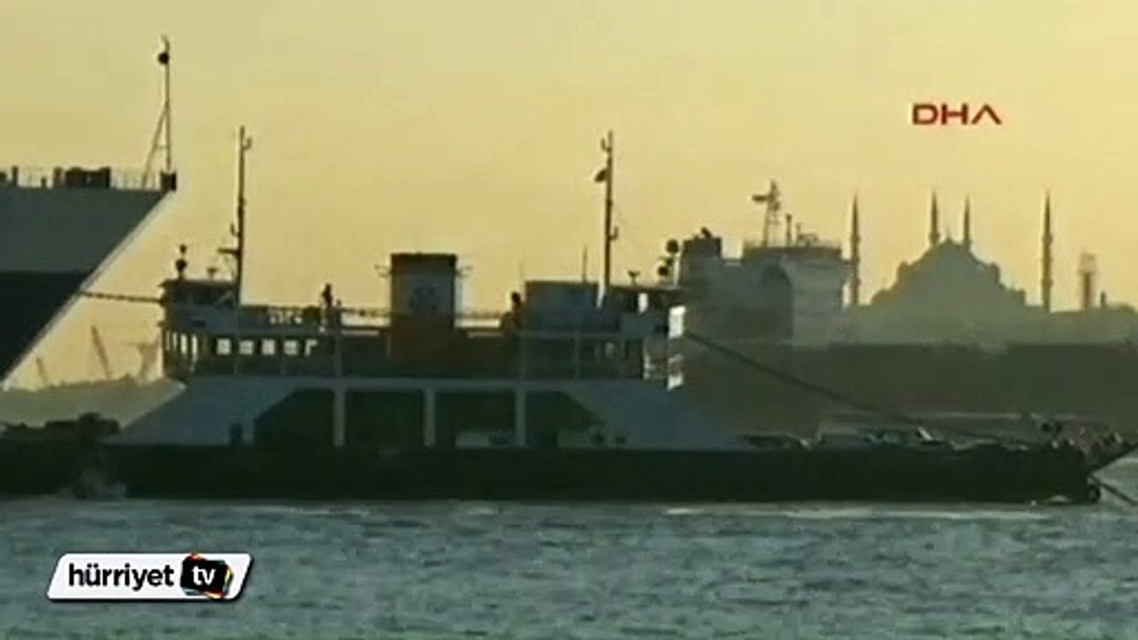 Harem'de arabalı vapur kazası