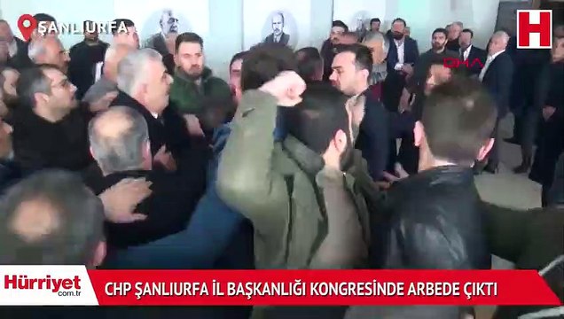 Çevik kuvvet salona girdi... CHP kongresinde arbede