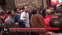 İstanbul Barosu seçimlerinde arbede