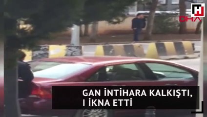 Aranan saldırgan intihara kalkıştı, polis ve babası ikna etti