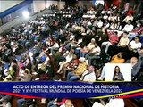 Pdte. Nicolás Maduro lidera acto de entregas del Premio Nacional de Historia 2021