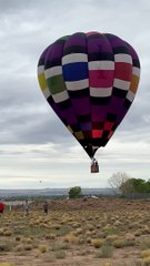Hot Air Balloon Hits Pole Temporarily Causing Fire