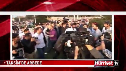 TAKSİM'DE ARBEDE! ÇOK SAYIDA KİŞİ GÖZALTINA ALINDI