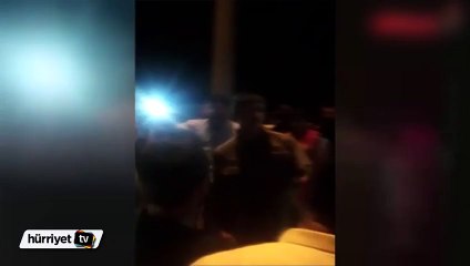 Halktan PKK'lılara tepki: 'Halkı dinleyin, araçları yakmayın!'