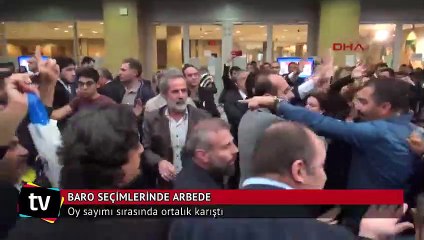 Baro seçimlerinde arbede