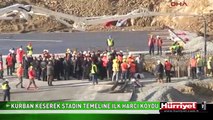 BEŞİKTAŞ YÖNETİMİ KURBAN KESEREK STADIN TEMELİNE İLK HARCI KOYDU