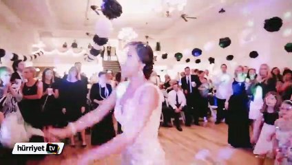 Gelinden arkadaşına büyük jest