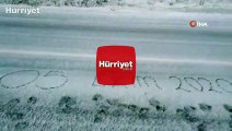 Son dakika haber... Ardahan'a mevsimin ilk karı yağdı