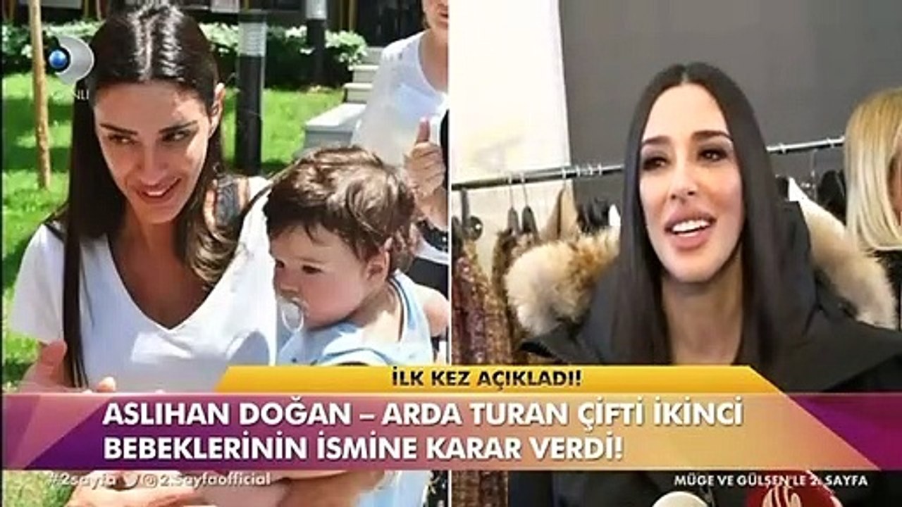 Aslıhan Doğan, bebeğin adını açıkladı!