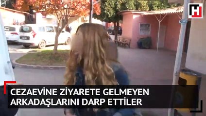 Liseli kızlar cezaevine ziyarete gitmeyen arkadaşlarını darp etti