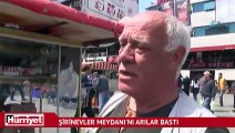 Şirinevler Meydanı'nı arılar bastı