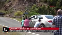 Artvin'deki çatışma yerinden ilk görüntüler