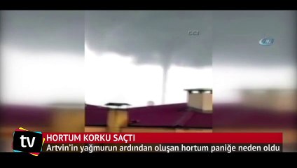 7 dakika boyunca sürdü: Korku saçtı
