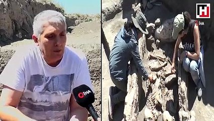 Eskişehir'de kazı çalışmasında 5 bin yıllık insan iskeletleri çıktı