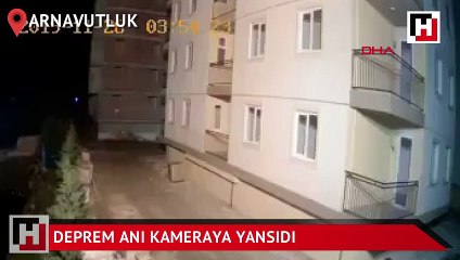 Deprem anı kamerada